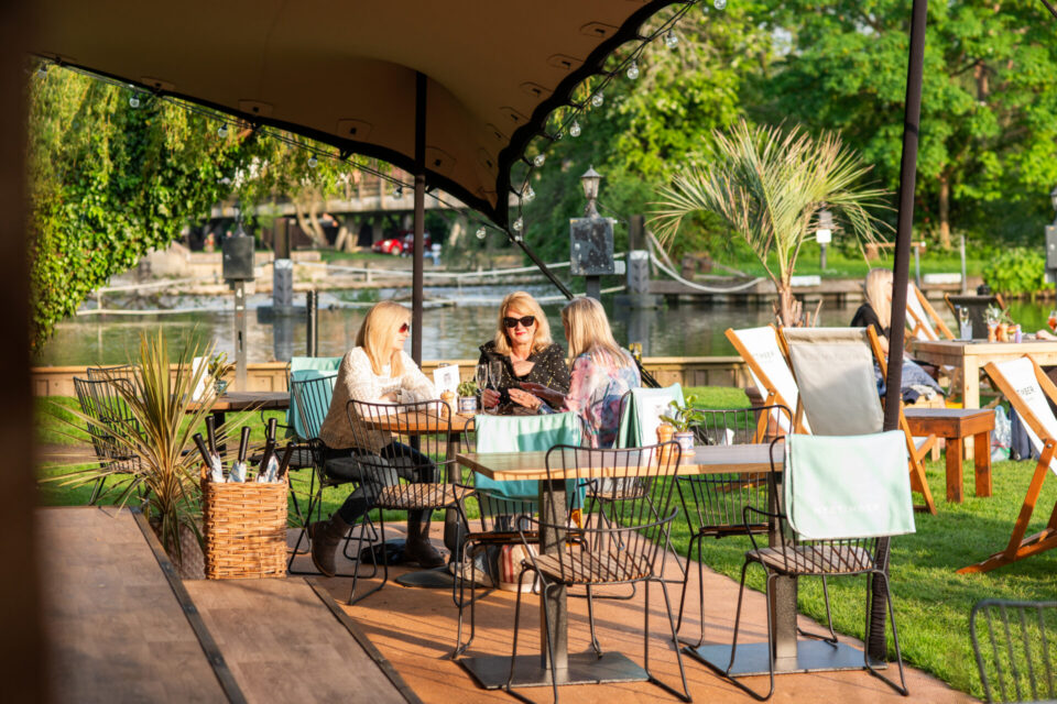 Summer Sundown at The Lawn Bar & Grill